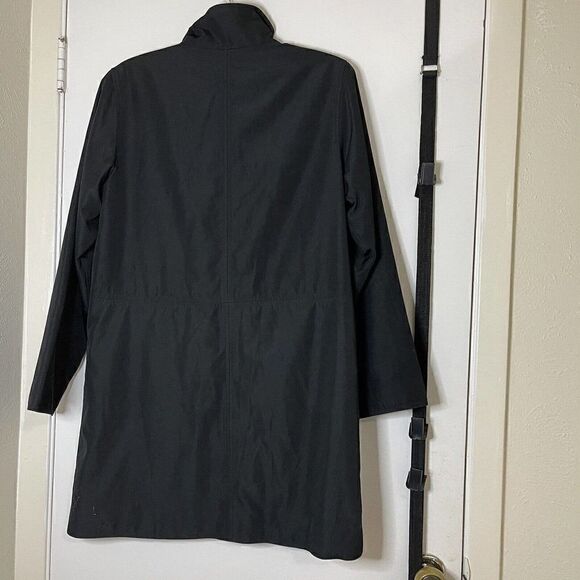 Vintage Fendi Made in Italy Black Trench coat with Pockets size XL - Picture 3 of 12